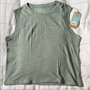 Faherty Sage Green Muscle Tee